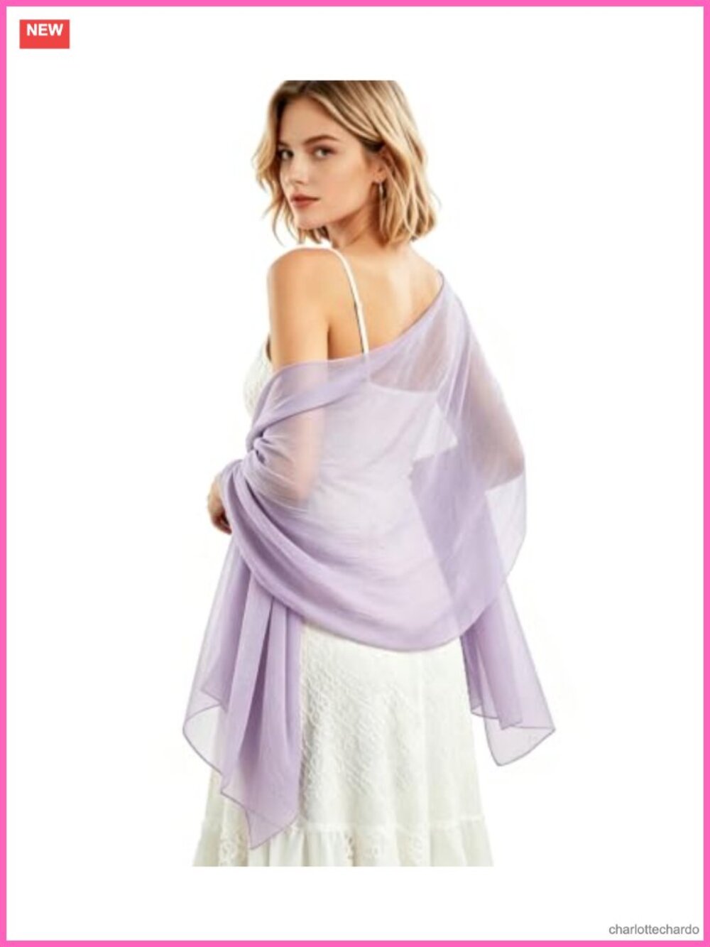 Lightweight Chiffon Shawl Wrap Scarf for Wedding Evening Dresses Dating Prom